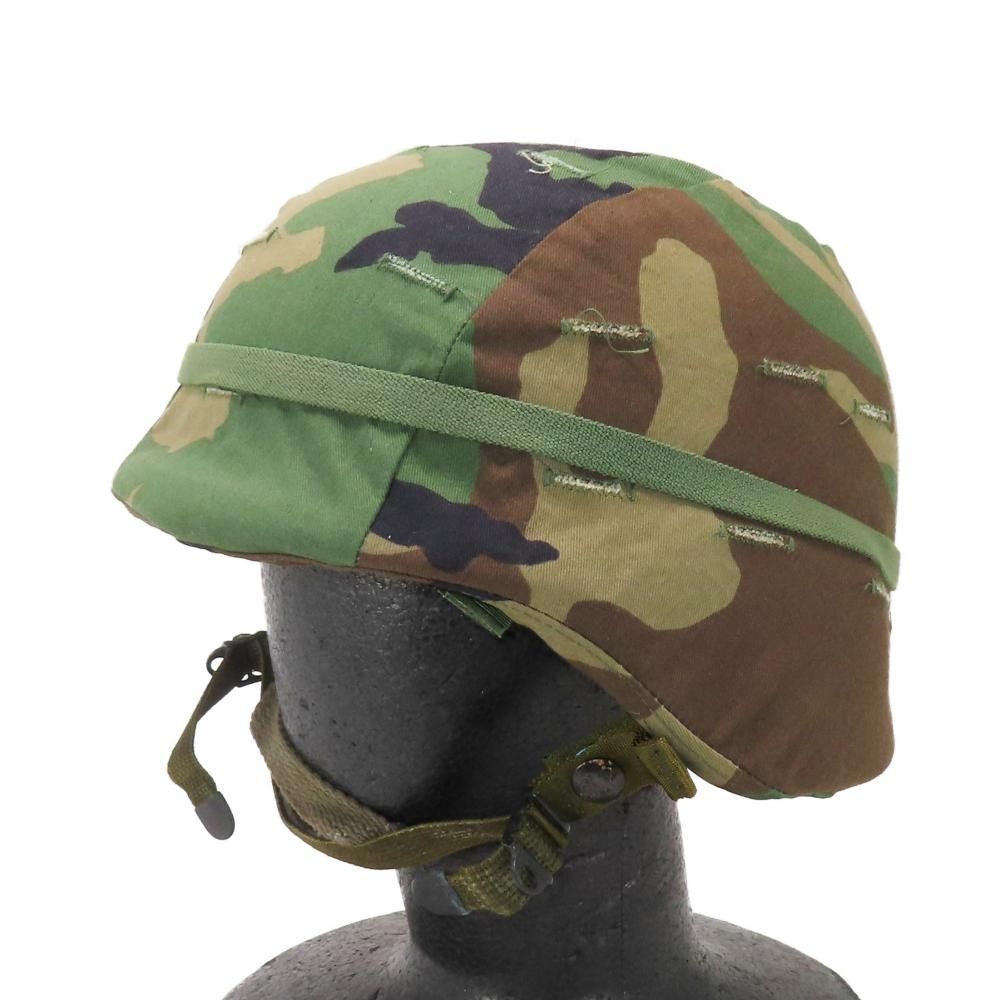 ≪USGI≫ PASGTヘルメット ウッドランド迷彩 セット / S-2 (USED)