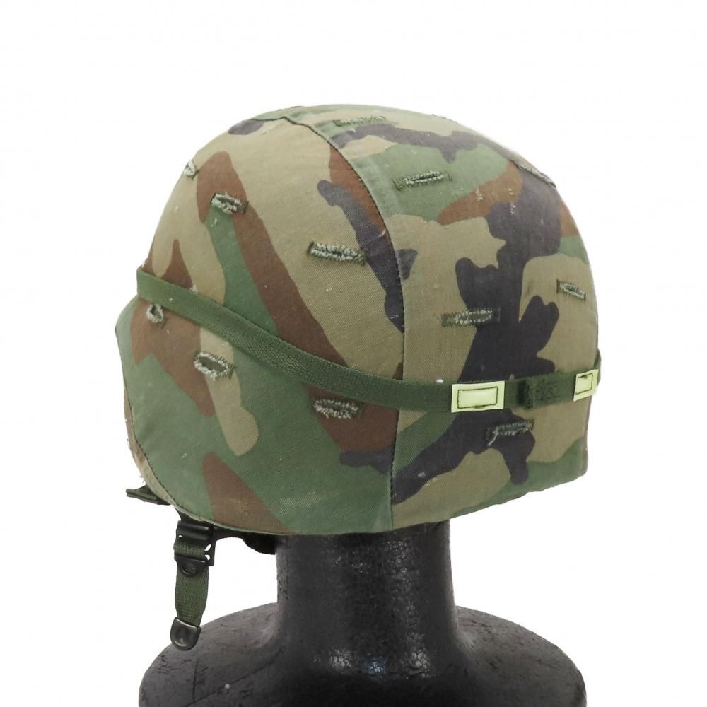 米軍実物 ウッドランドカモフラ M1 フリッツヘルメット 米軍実物 ウッドランドカモフラ M1 フリッツヘルメット 米軍実物