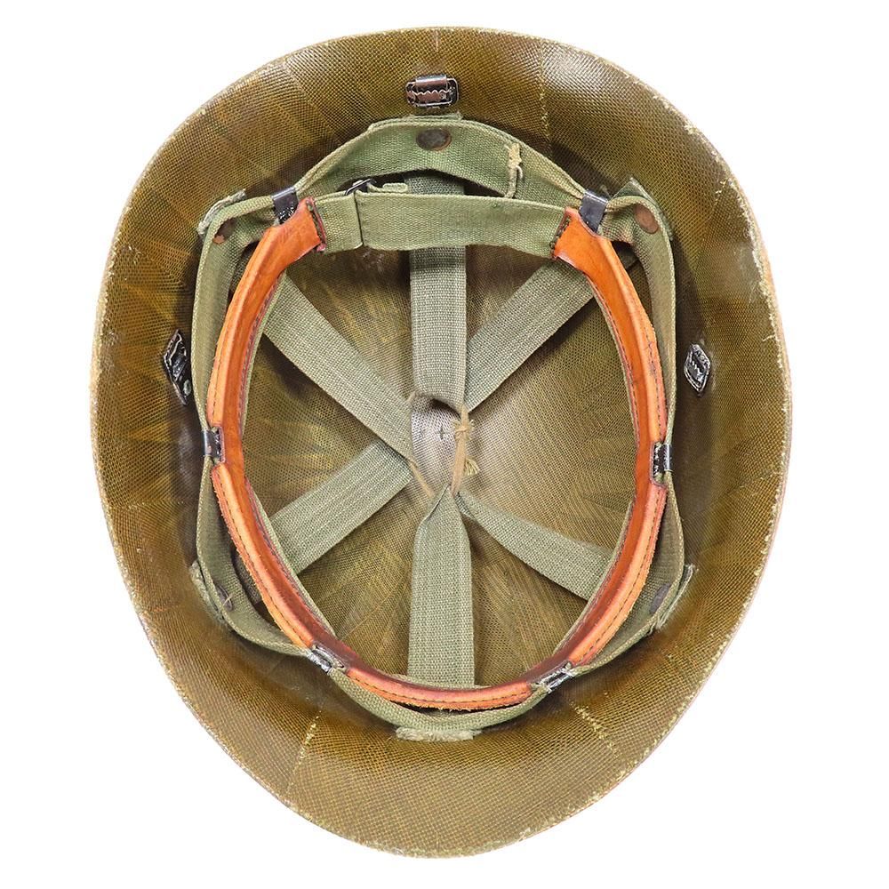 米軍放出　本物　M1ヘルメット 傑作ヘルメットです！【アメリカ軍装備品】M1ヘルメットセット