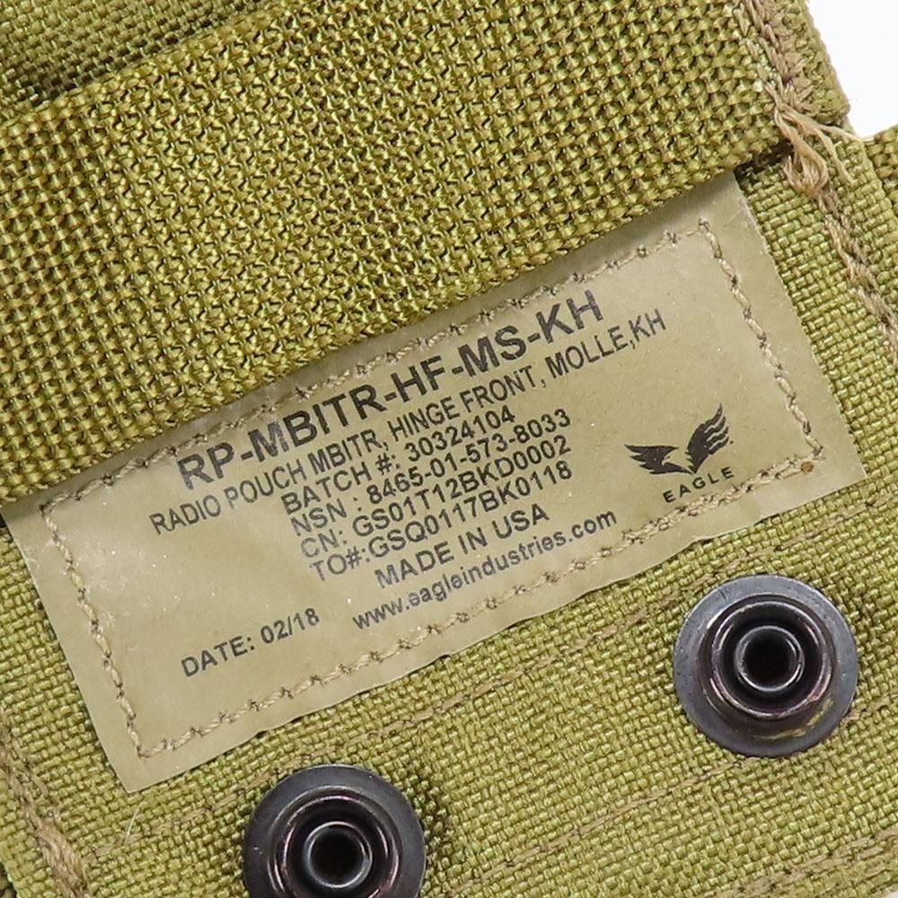 EAGLEラジオポーチ V2 | カーキ - -米軍放出品販売- White Rook