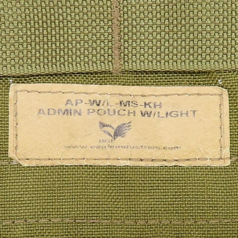 送料無料 実物 Eagle Admin Pouch w/ Flash Light Holder V 2