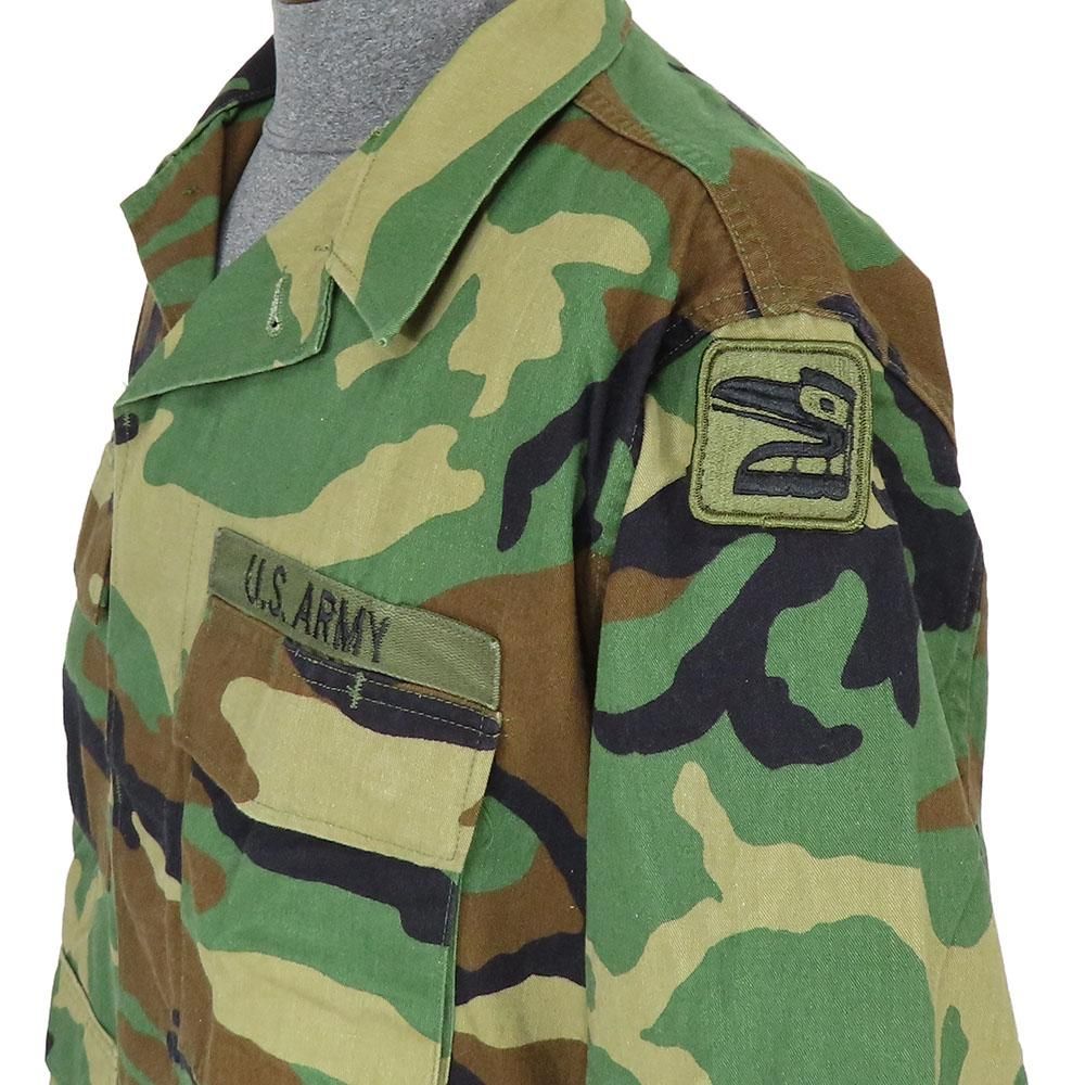実物 USED 米軍 BDU WOODLAND CAMO ジャケット 後期型