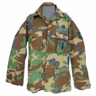<img class='new_mark_img1' src='https://img.shop-pro.jp/img/new/icons5.gif' style='border:none;display:inline;margin:0px;padding:0px;width:auto;' />≪USGI≫ウッドランド迷彩 コンバットジャケット / LARGE-LONG (USED)