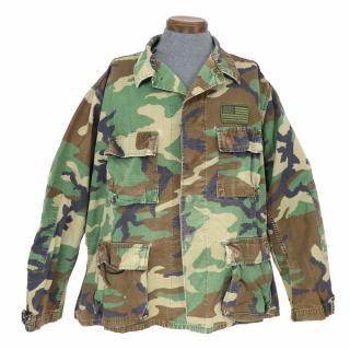 <img class='new_mark_img1' src='https://img.shop-pro.jp/img/new/icons5.gif' style='border:none;display:inline;margin:0px;padding:0px;width:auto;' />≪USGI≫ウッドランド迷彩 コンバットジャケット / X-LARGE-REGULAR (USED)