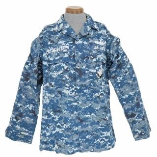 <img class='new_mark_img1' src='https://img.shop-pro.jp/img/new/icons5.gif' style='border:none;display:inline;margin:0px;padding:0px;width:auto;' />≪NAVY≫ NWU Type1迷彩 ユーティリティジャケット / MEDIUM-X-LONG (USED)