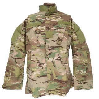 <img class='new_mark_img1' src='https://img.shop-pro.jp/img/new/icons5.gif' style='border:none;display:inline;margin:0px;padding:0px;width:auto;' />≪ARMY≫マルチカム(OEFCP)迷彩 コンバットジャケット / SMALL-LONG (USED)