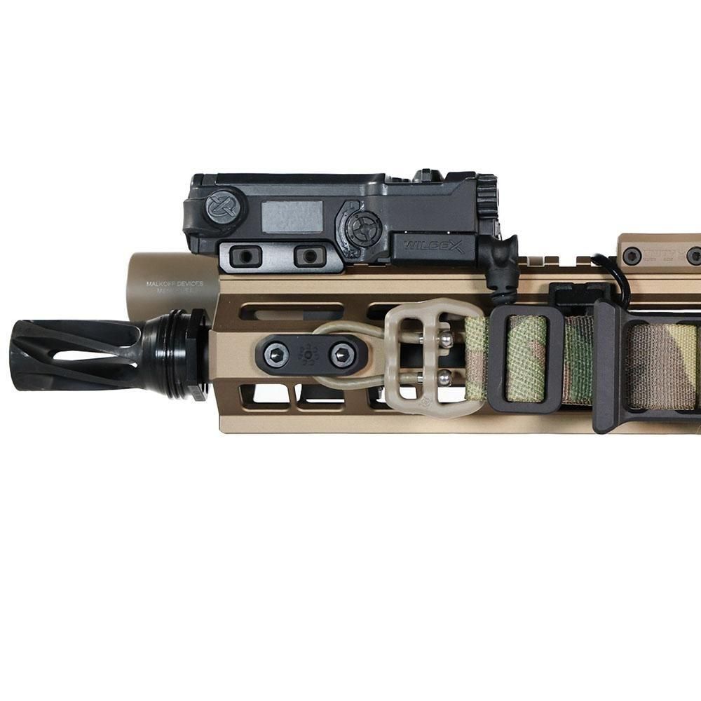 実物 ARISAKA 5スロット M-LOK 1913レール ARISAKA Low Profile | 5 Slot M-Lok - -米軍放出品販売- White