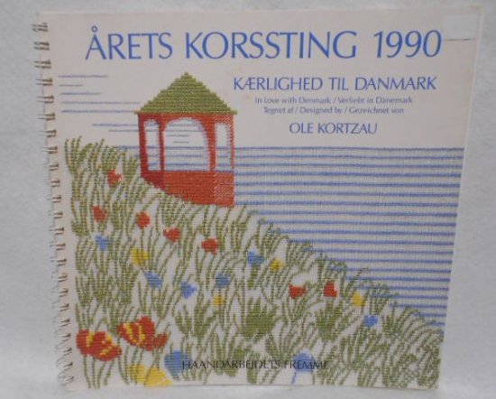 デンマーク フレメカレンダー1990年 クロスステッチ 図案集 Fremme-通販