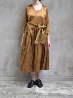 suzuki takayuki / cache-coeur dress col.light brown