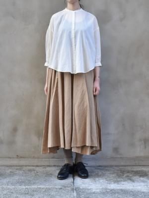 ikkuna suzuki takayuki / gathered blouse  col.nude