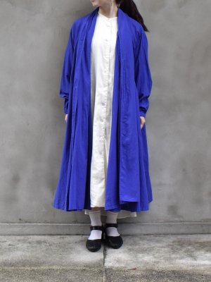 ikkuna suzuki takayuki / robe coat col.ultramarine blue