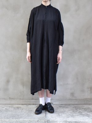 suzuki takayuki / peasant dress col.black