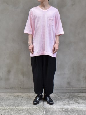 suzuki takayuki / pocket t-shirt col.pink