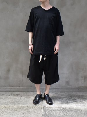 suzuki takayuki / pocket t-shirt col.black