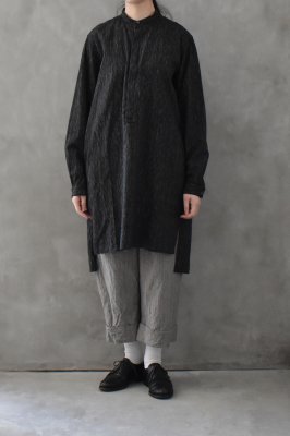 suzuki takayuki / pullover shirt ii col.black stripe