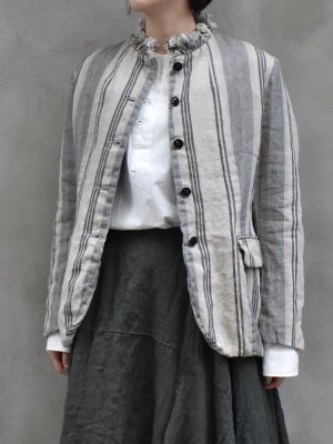 GARMENT REPRODUCTION OF WORKERS / VICTORIAN FARMERS JKT col.ticking stripe