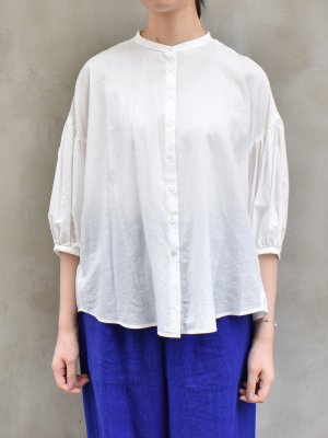 ikkuna / suzuki takayuki / lantern-sleeve blouse  col.white