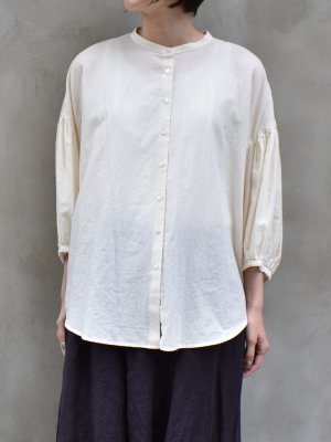ikkuna / suzuki takayuki / lantern-sleeve blouse  col.nude