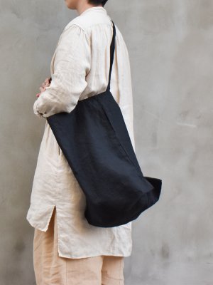 kaval / Linen bag M (High count linen) col.black
