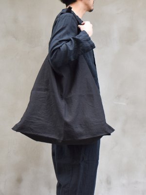 kaval / Linen bag L (High count linen) col.black