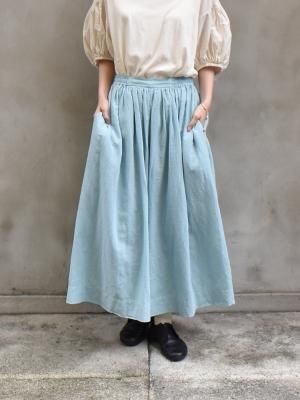 suzuki takayuki / culotte pants col.spray green