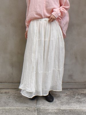 ikkuna suzuki takayuki / combination skirt col.white