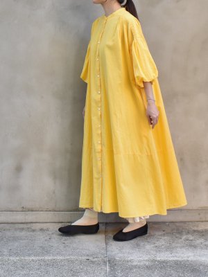 ikkuna suzuki takayuki / ballon-sleeve dress col.bright yellow