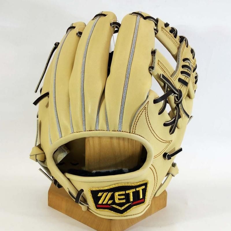 ZETT 硬式グローブ 黄色 レザー 【公式通販】