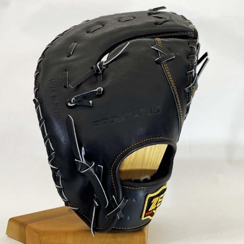 [即戦力] ZETT プロステイタス　硬式　ファーストミット　黒 硬式ファーストミット プロステイタス 一塁手用 | 【ZETT