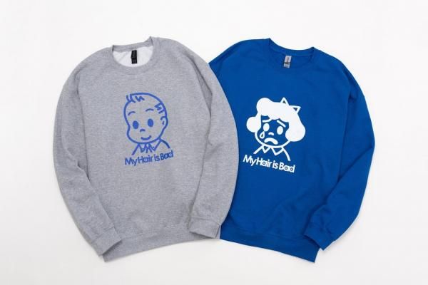 OSAMU GOODSコラボスウェット / グレー - My Hair is Bad Online
