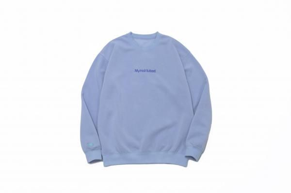 2月上旬から順次発送予定】ロゴ刺繍スウェット / ライトパープル - My