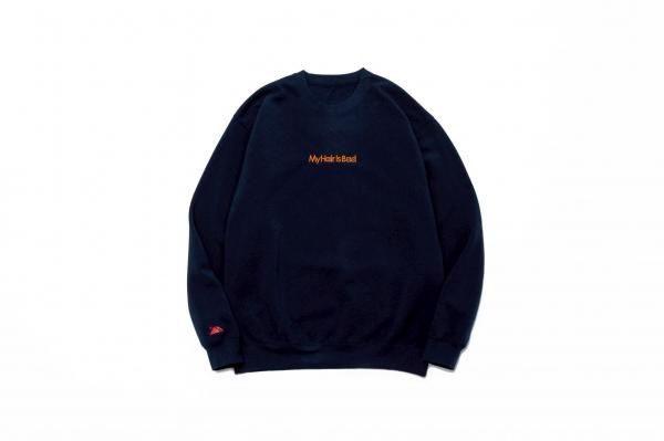 2月上旬から順次発送予定】ロゴ刺繍スウェット / ネイビー - My Hair