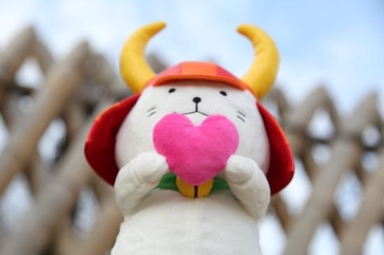 【送料関税無料】 ひこにゃんぬいぐるみ 【ハート】 ぬいぐるみ
