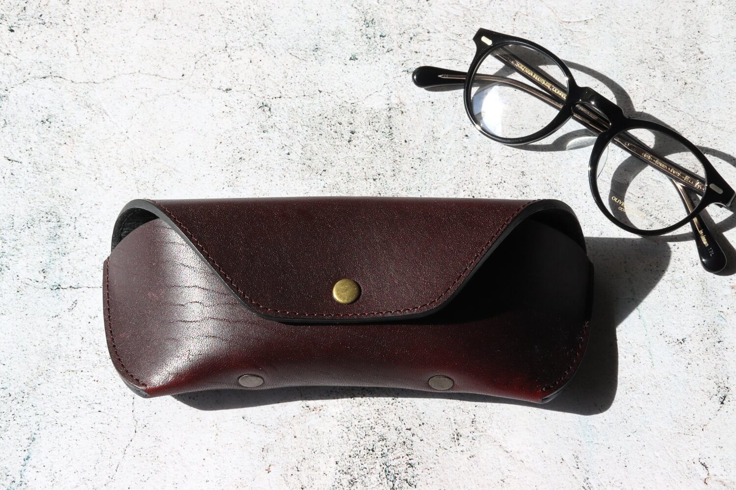 通販】DIFFUSER/メガネケース HORWEEN LEATHER EYEWEAR CASE┃正規取扱