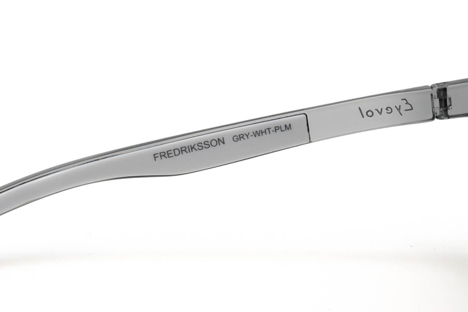 通販】FREDRIKSSON GRY-WHT-PLM(ミラー偏光レンズ)/Eyevol┃アイヴォル