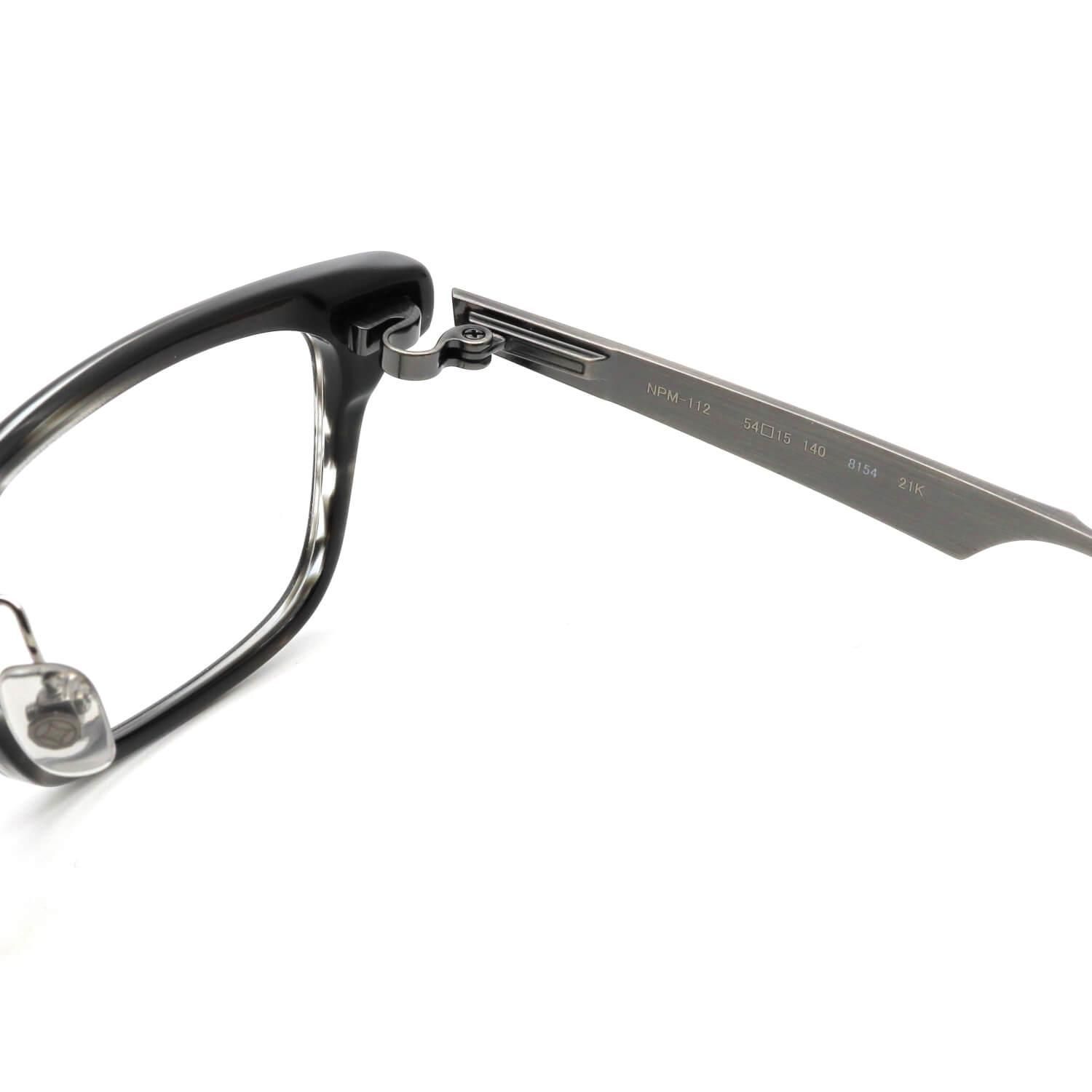 フォーナインズ　999.9 NPM-112 グレーササ×アンティークシルバー フォーナインズ 眼鏡 999 9 NPM-112 グレーササ×アンティーク
