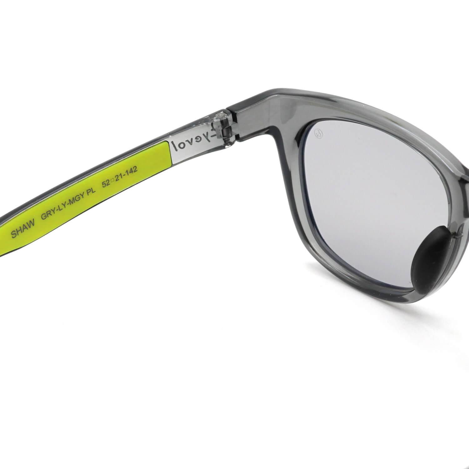 通販】SHAW GRY-LY-M.GRY PL 偏光レンズ┃Eyevol正規取扱店舗 Visio