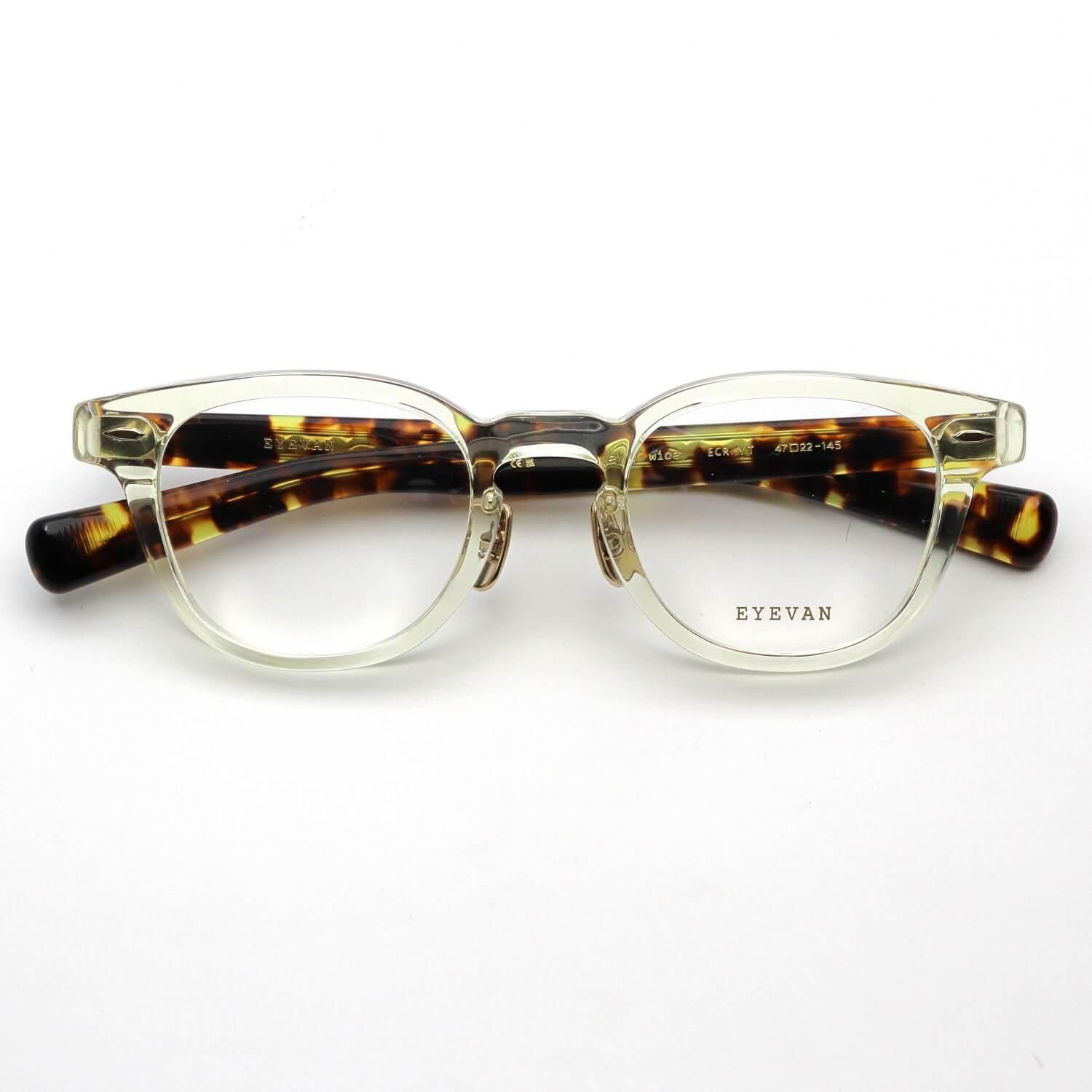 通販】特別仕様モデル Webb wide color.ECR/Y┃EYEVAN正規取扱店