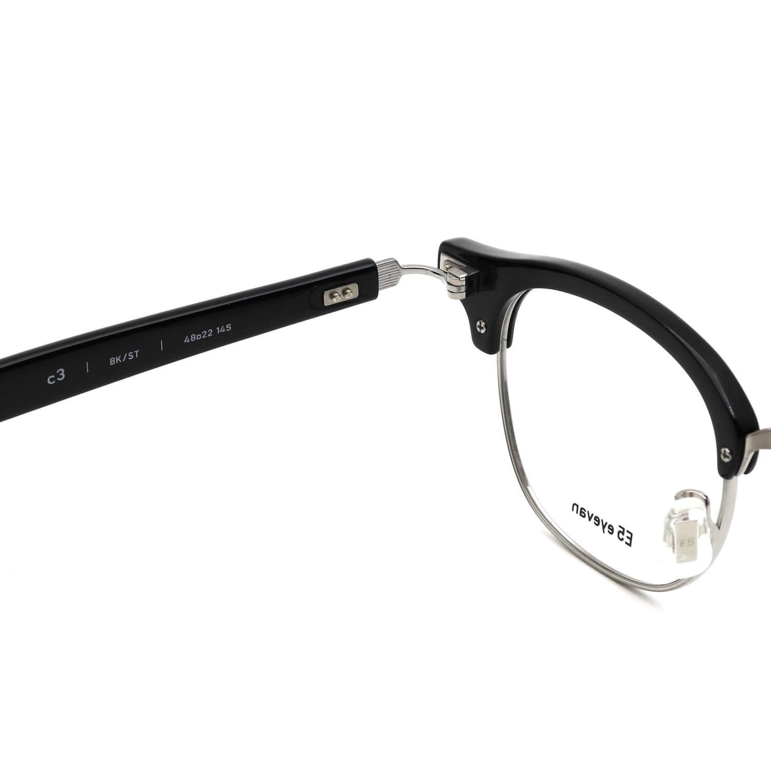 通販】c3 BK/STカラー┃E5 eyevan正規取扱店 Visio