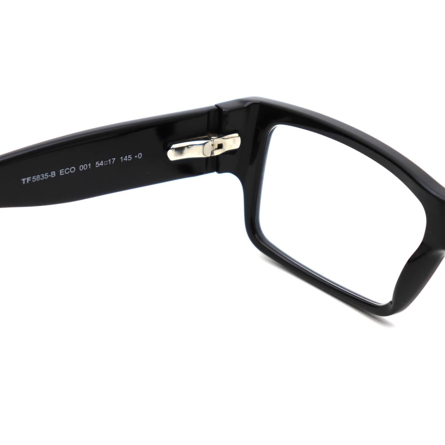 トムフォードビューティ Amazon.com: Tom Ford FT 5835-B BLUE BLOCK Shiny Black 54/17