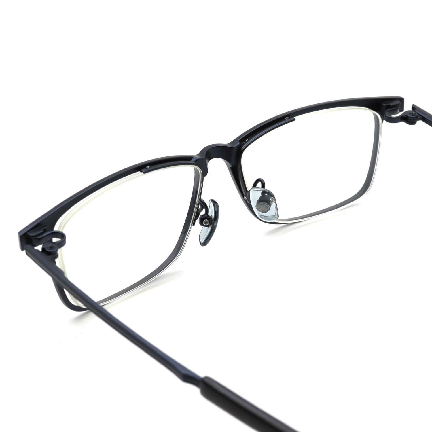 [ケー]9999 S-120T ガンメタ メガネ(度あり) 999.9(フォーナインズ) 2011 春の新作 「S-120T」！ - 【2021年9