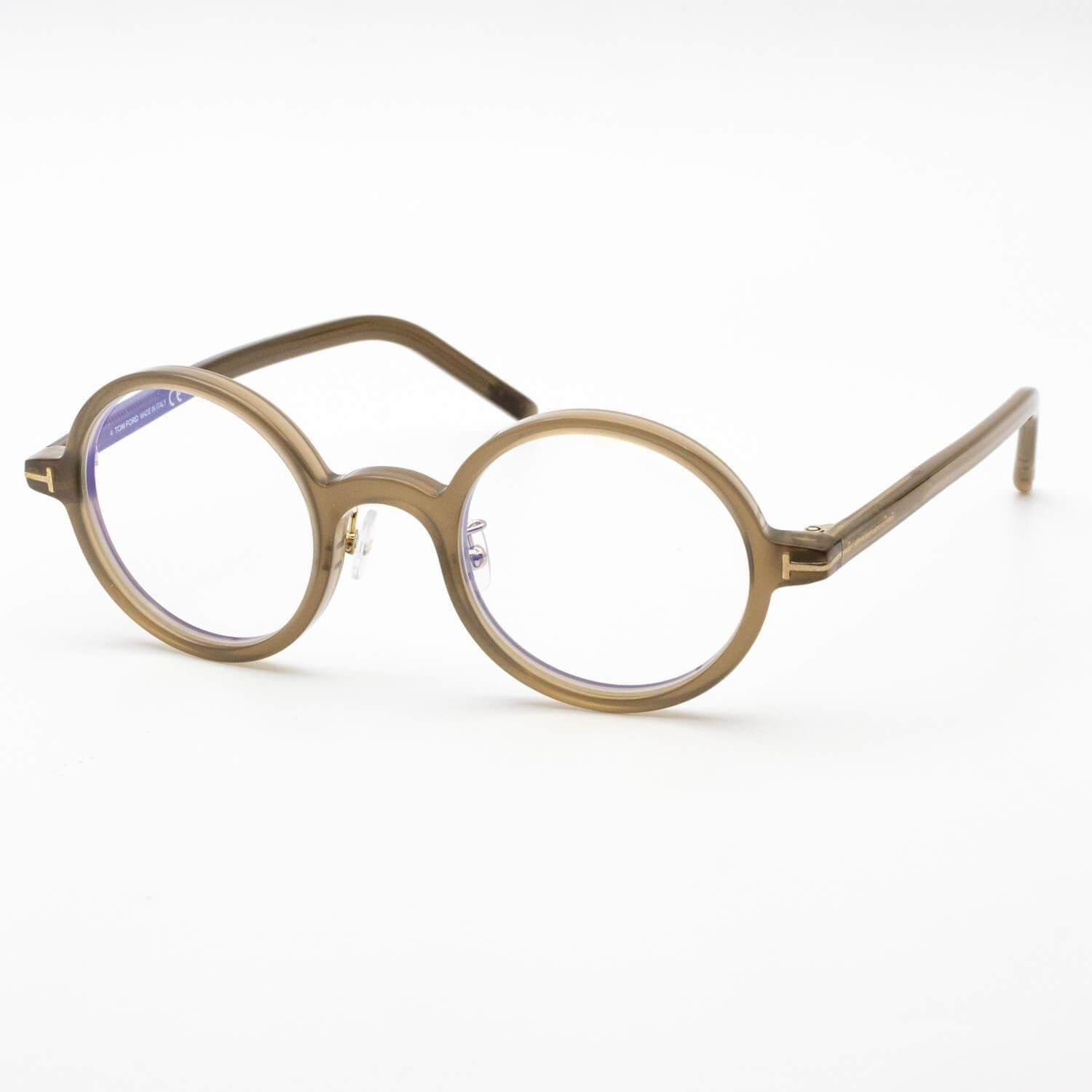 美品 TOM FORD サングラス TF5856-D-B TOM FORD トムフォード メガネ 伊達眼鏡 フレーム FT5856-D-B/V