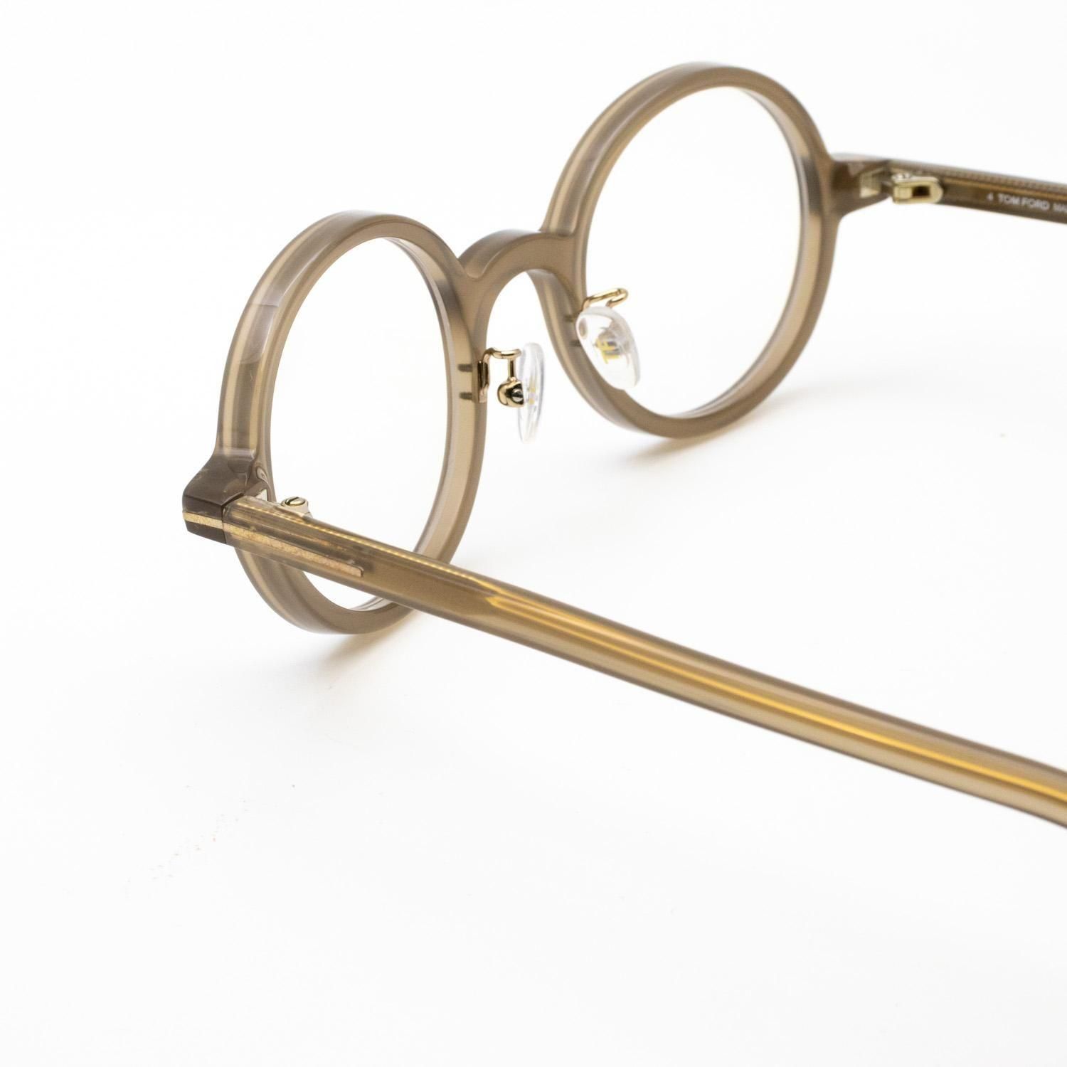 美品 TOM FORD サングラス TF5856-D-B 個性つよめ！オシャレ度MAXのラウンド眼鏡｜TOM FORD(トム