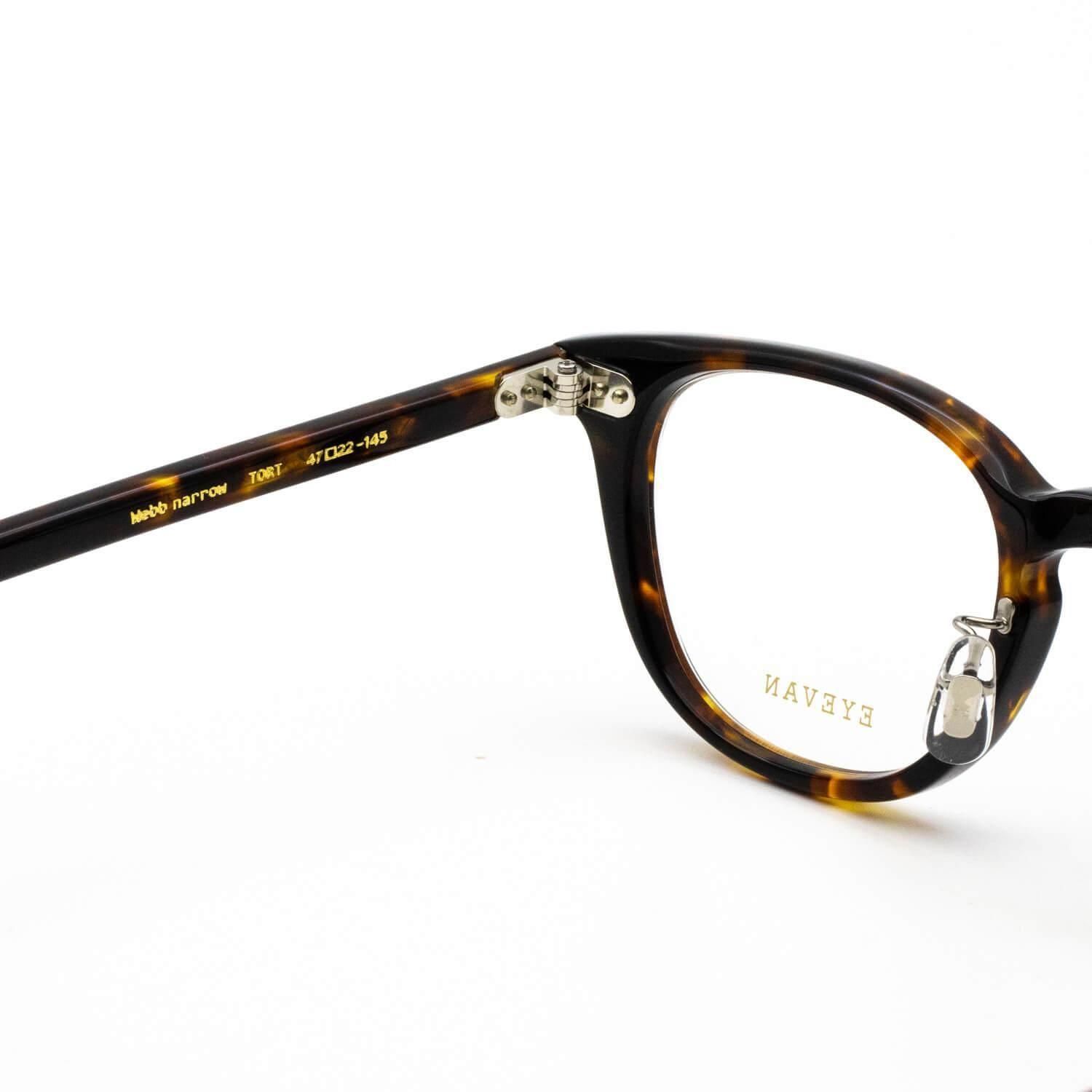 rrr.　EYEVANサングラス　サイズ47 通販】WEBB narrow(47) TORTカラー┃EYEVAN正規取扱店 Visio