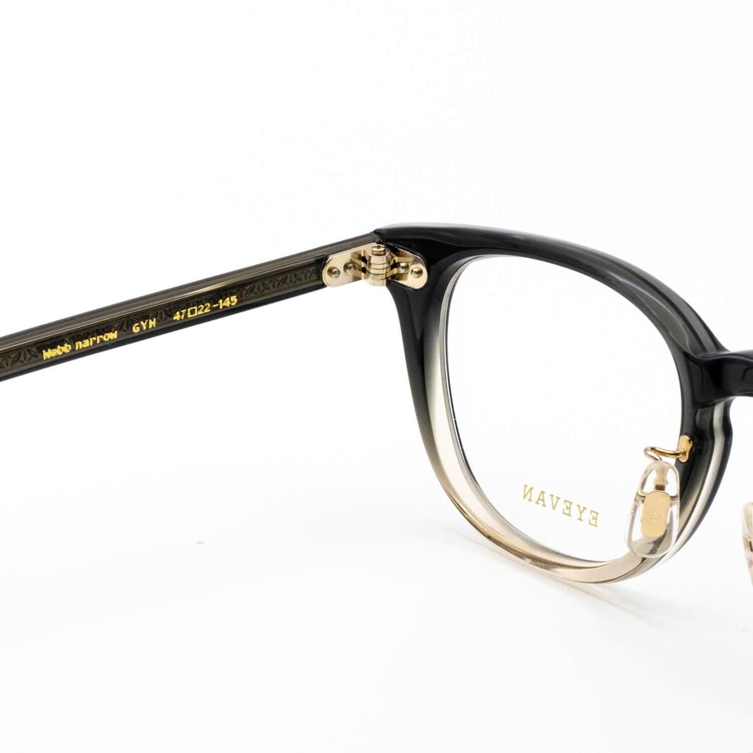 通販】WEBB narrow(47) GYRカラー┃EYEVAN正規取扱店 Visio