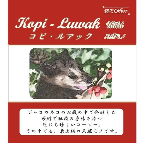 コピ・ルアック ジャコウネコの体内で発酵 オーガニック 銀河 コピ・ルアック ジャコウネコの体内で発酵 オーガニック 銀河