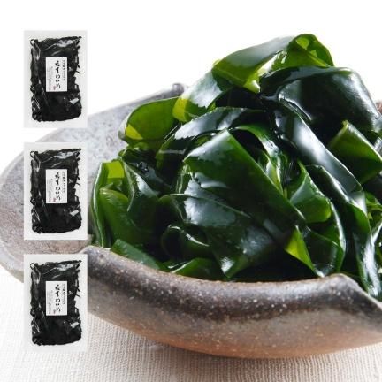 漁師直送！ 茎わかめ（400g✕2）そうめん昆布（120g✕2）｜魚介