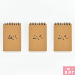 3 NOTEPADS with free gift