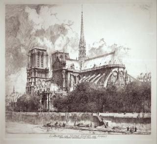 L'ABSIDE DE NOTRE DAME DE PARIS