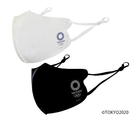 東京2020オリンピックエンブレム接触冷感マスク